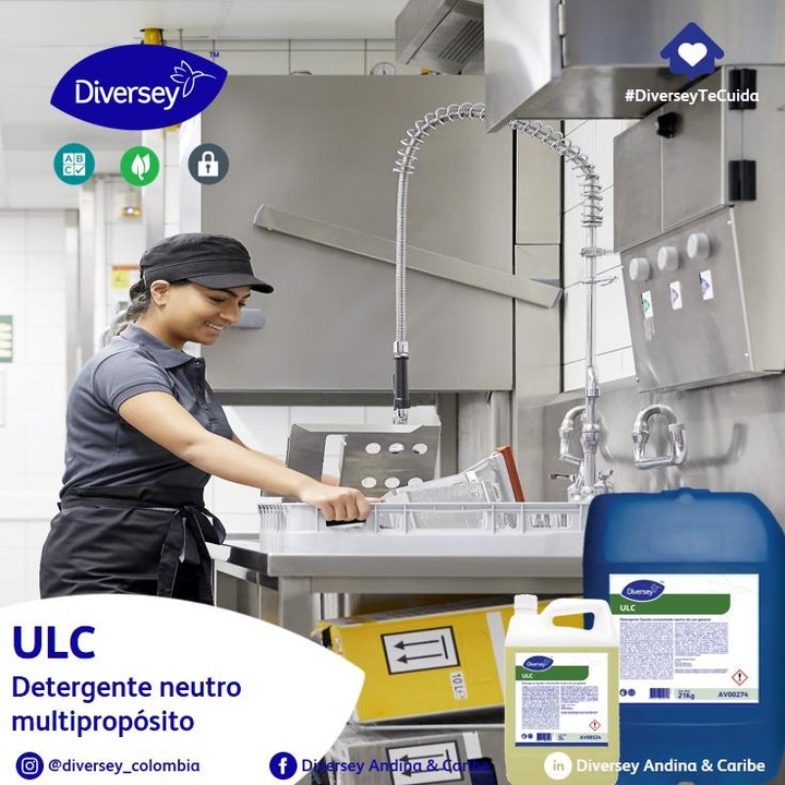Detergente Neutro Biodegradable ULC 5L DIVERSEY