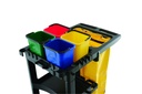 GRANDMAID® Carro de limpieza FULL EQUIPO TRUST