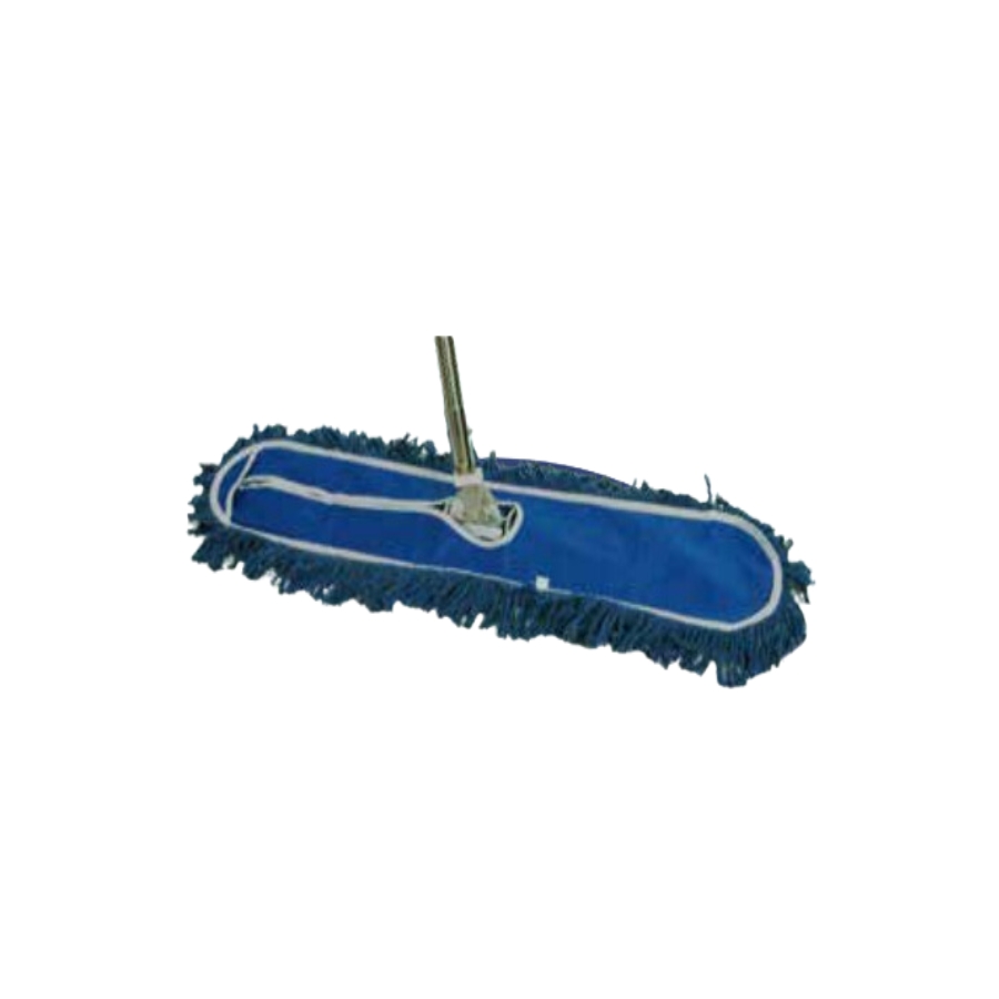 Mopa de Barrido Azul 60 cm con Armazon y Baston de Aluminio Kit Dapac