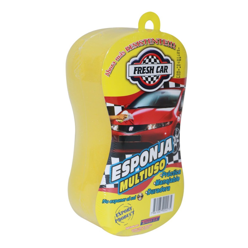 Esponja Multiusos 22x11x7 cm Ergonomica Fresh Car