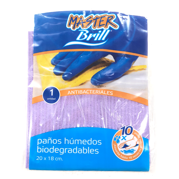 Paños de esponja Paq x1 pieza Rosado Masterbrill