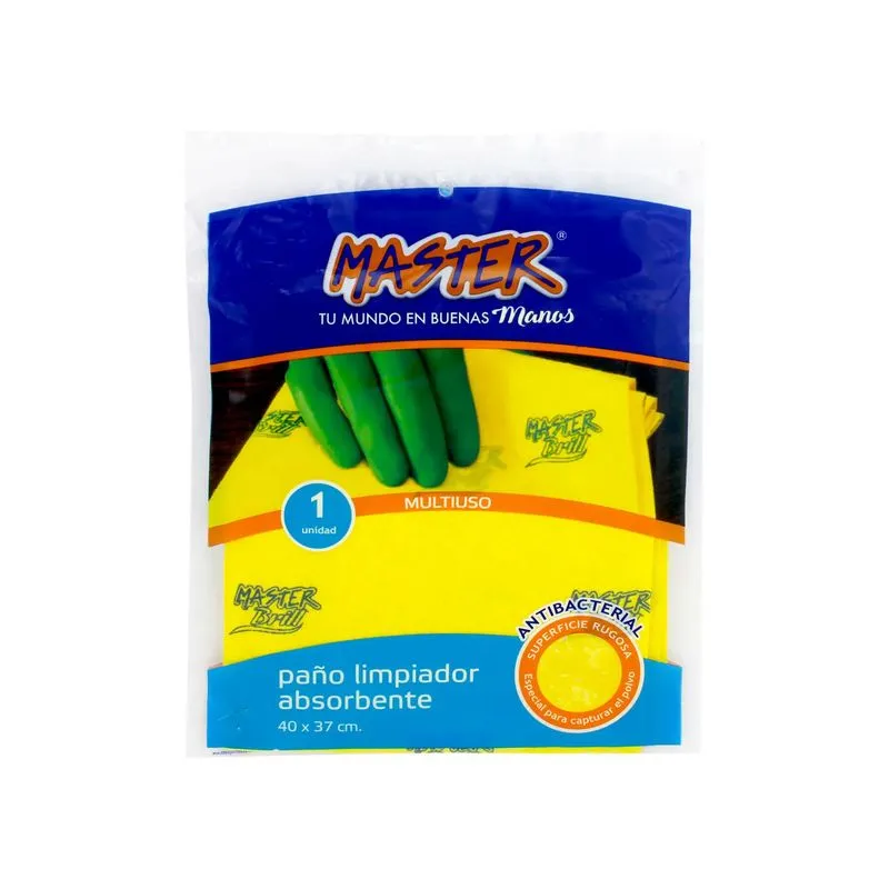 Paños multiusos Amarillo x1 pieza MasterBrill