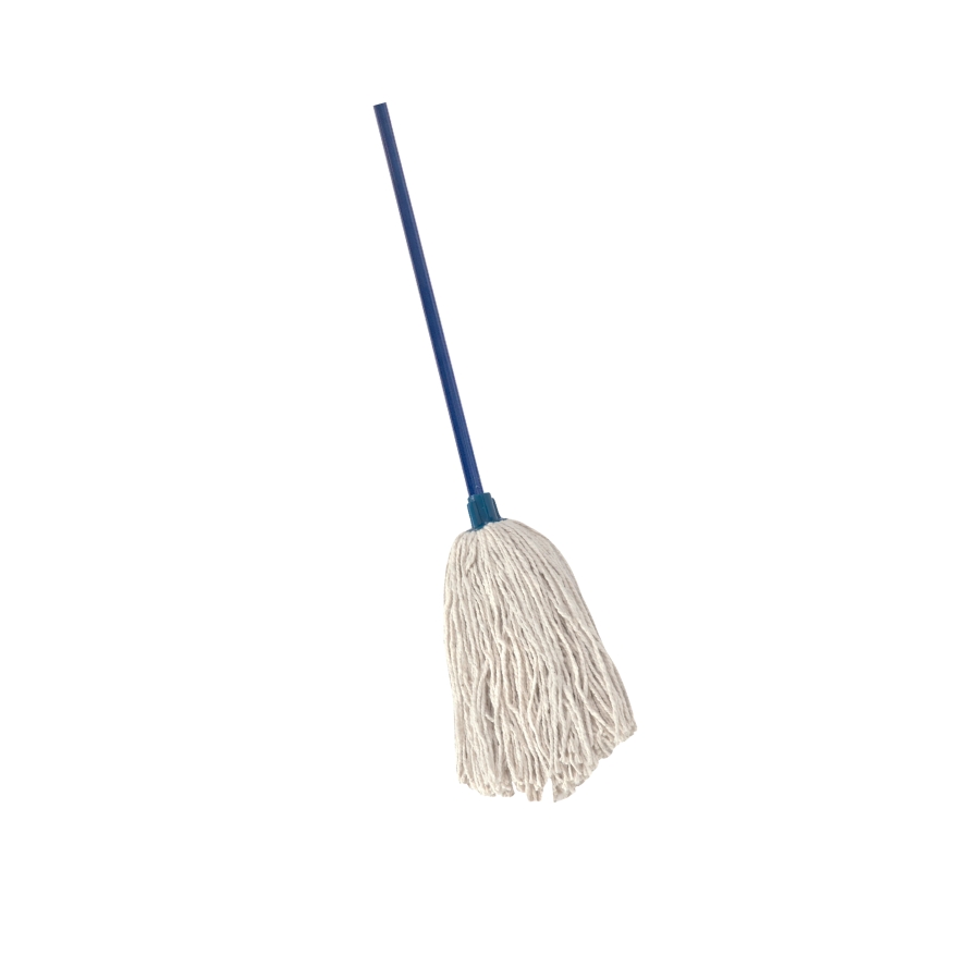 Trapeador Mopa Blanca 500 gr con Baston Metalico enroscable