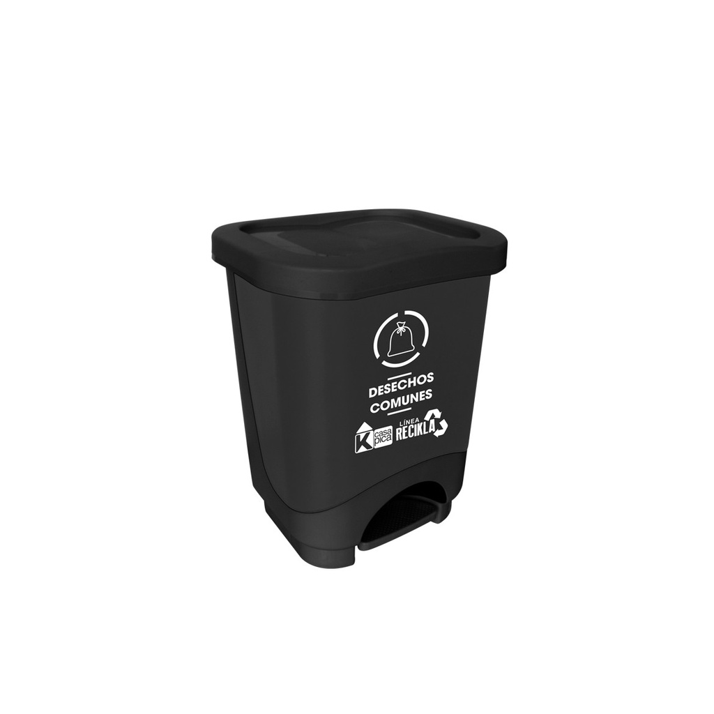 Tacho Pedal Dual 24 Litros Negro 9000002351