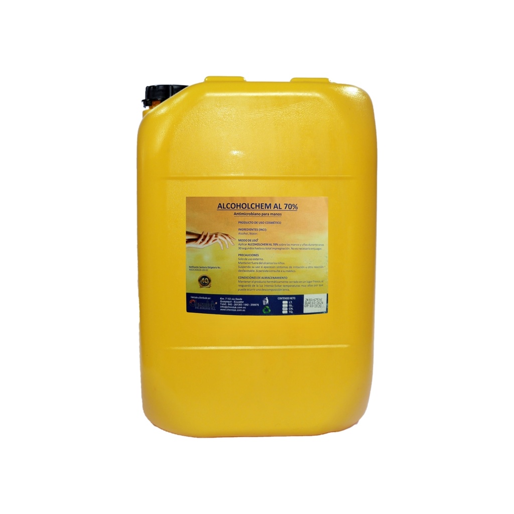 Alcohol Liquido 70% Caneca Chem