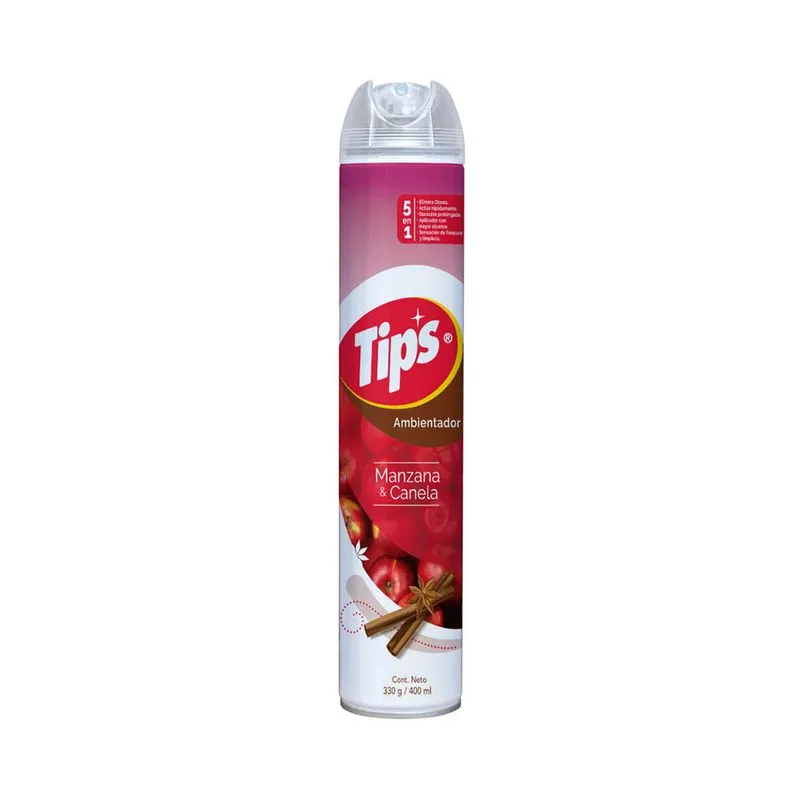 Ambiental en Spray ManzanaCanela 400ml Tips