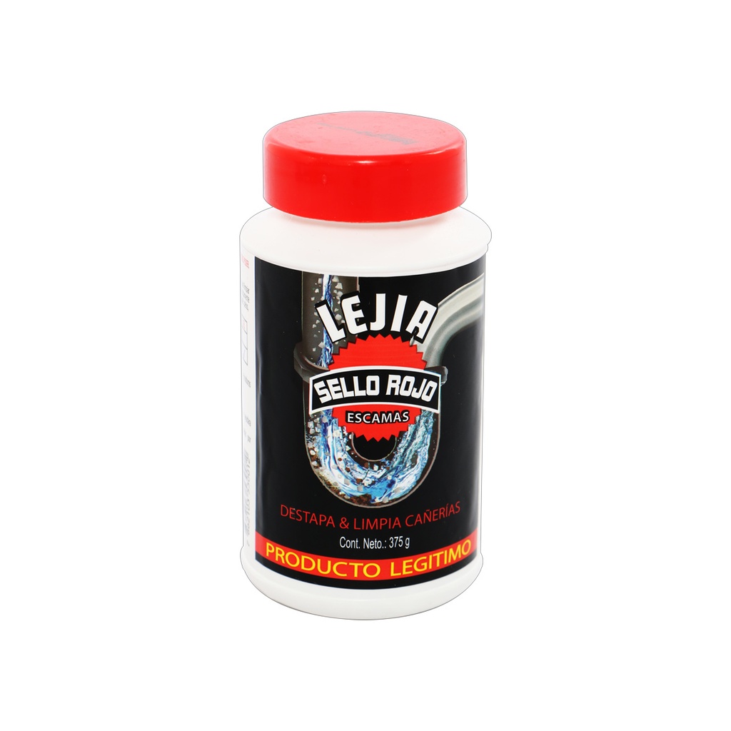 Lejía en Escamas 375 gr Sello Rojo