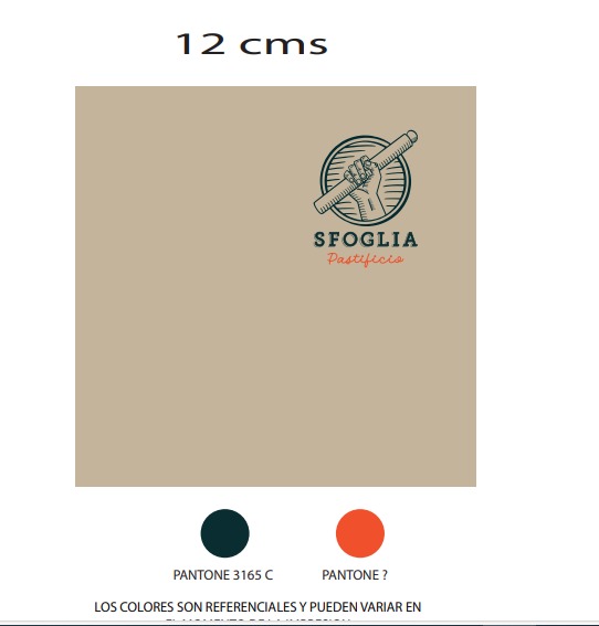 Servilleta Natural Sfoglia Pastificio x2 Tinta Cj x 50 paq x 100 servilletas de 24x24 cm