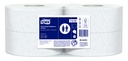 Papel Higienico Jumbo Blanco Hoja Doble Precortado Rollos de 250 m Tork (Blt x 4 rollos)