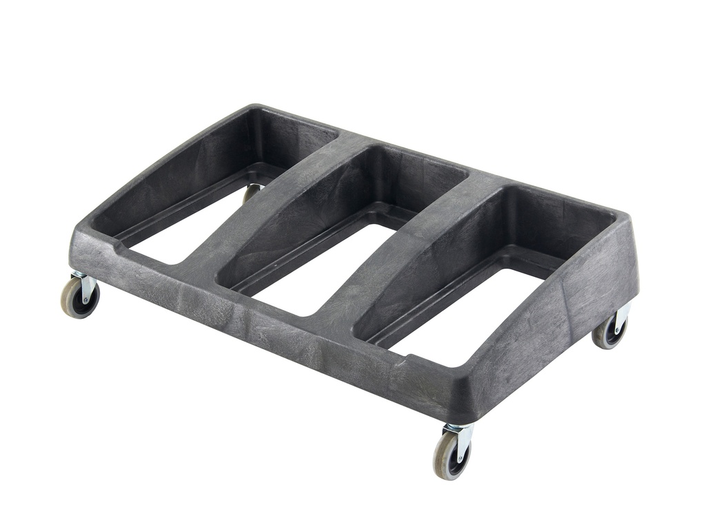 Plataforma móvil para SVELTE® Slim contenedor rectangular 87L triple compartimento 