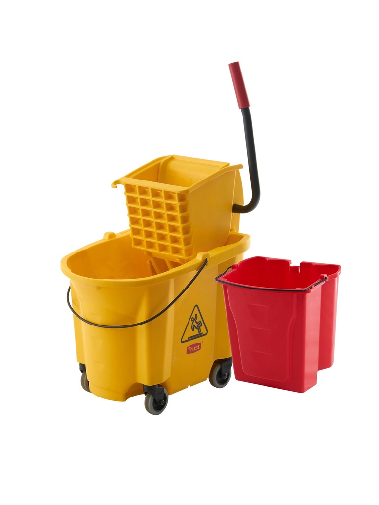 Grandmaid® Coche Escurridor de 33L con cubo de agua sucia de 17L TRUST