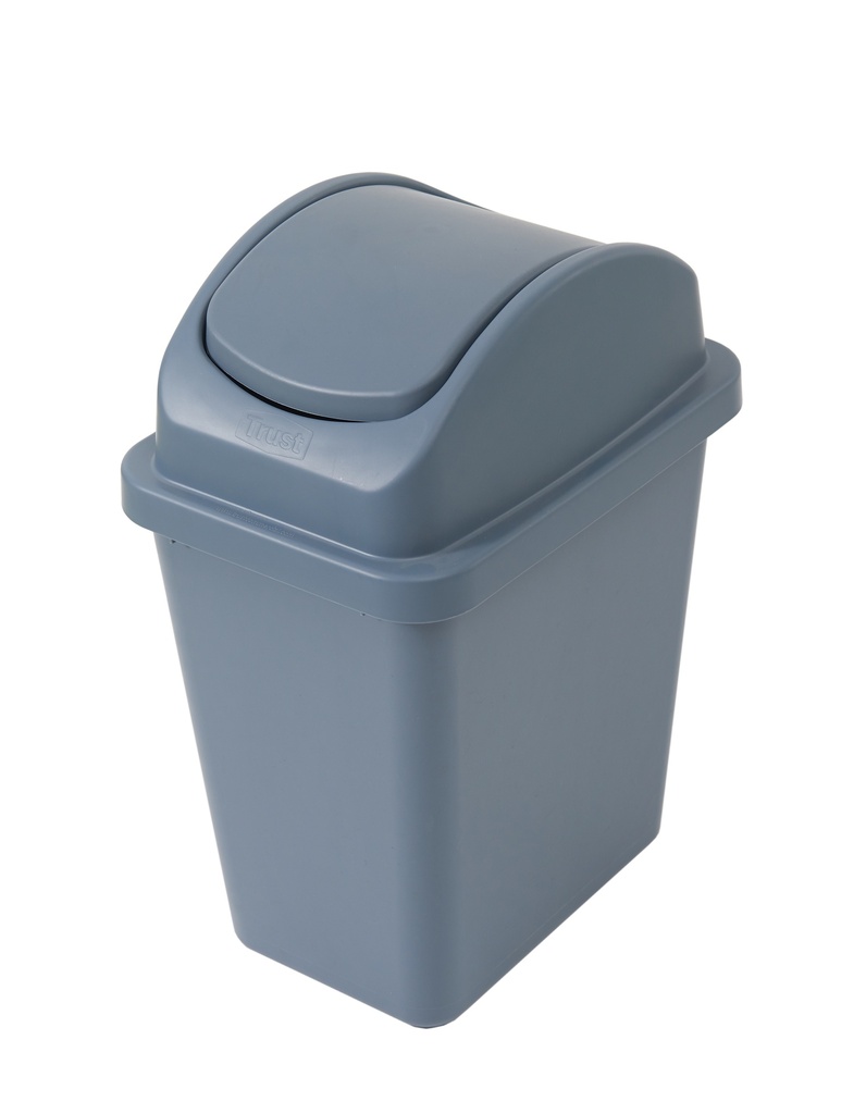 Papelera premium manos libres con tapa basculante 13L