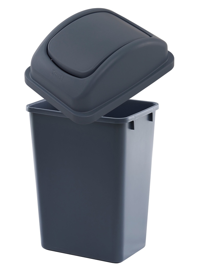 Papelera premium manos libres con tapa basculante 39L TRUST