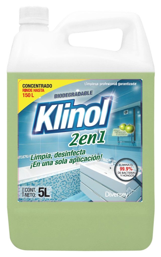 Klinol 2 en 1  4 x 5 L DIVERSEY