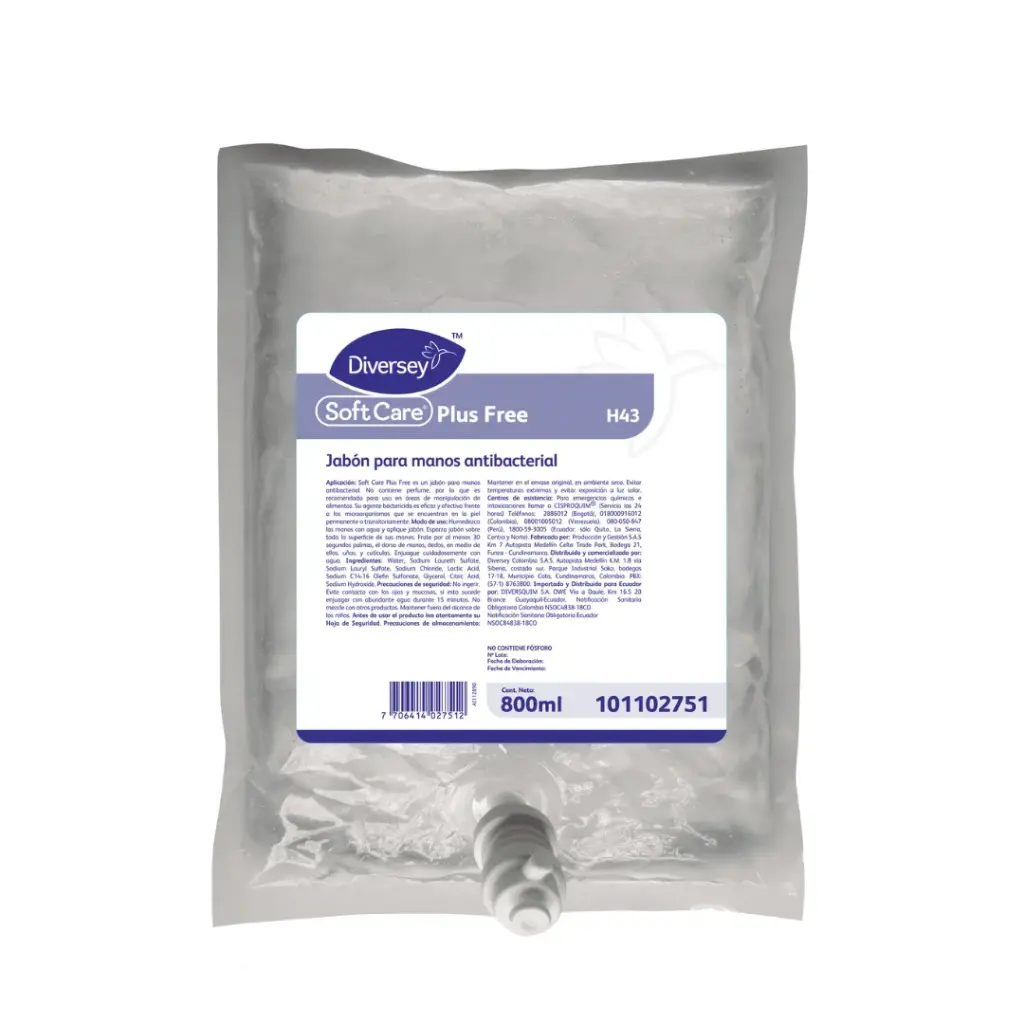 SOFT CARE PLUS FREE 6X800ML (Cautivo)  DIVERSEY  