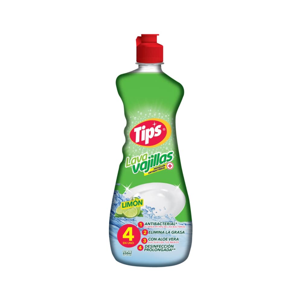 Lava Vajillas Liquido Limón 650 ml Tips