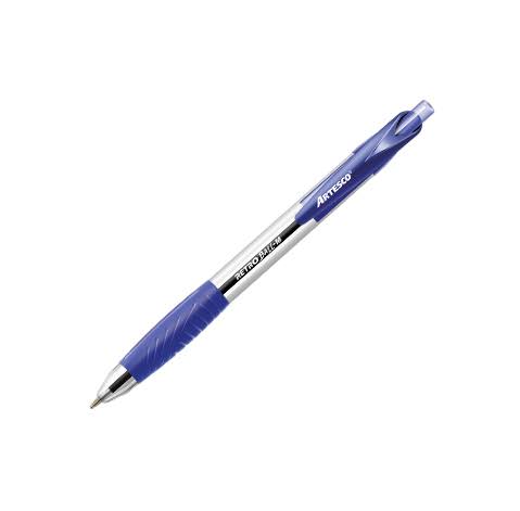 Bolígrafo Retractil Retroball -M  Negro unidad Artesco