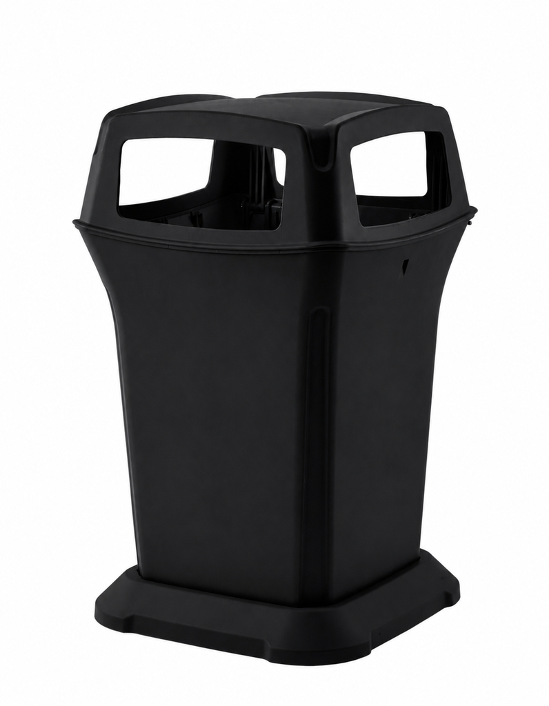 BEAUCAN Contenedor exterior decorativo 4 aperturas 170L TRUST