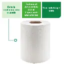 Toalla de Manos Flujo Central Blanca Hoja Doble Precortada Pack x 6 Rollos de 120 m Tork