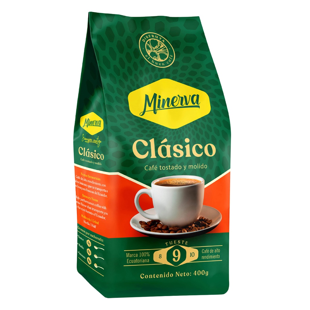 Café Molido 360 gr Clasico Minerva