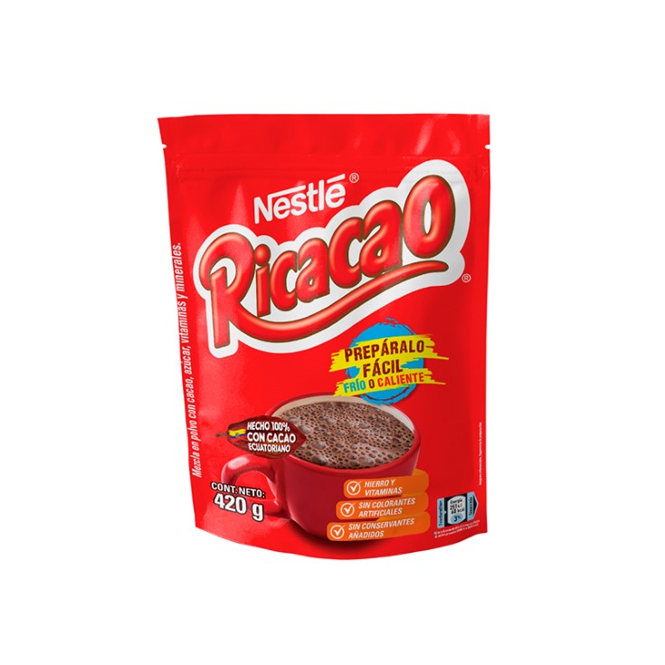 Chocolate en Polvo 400 gr Ricacao