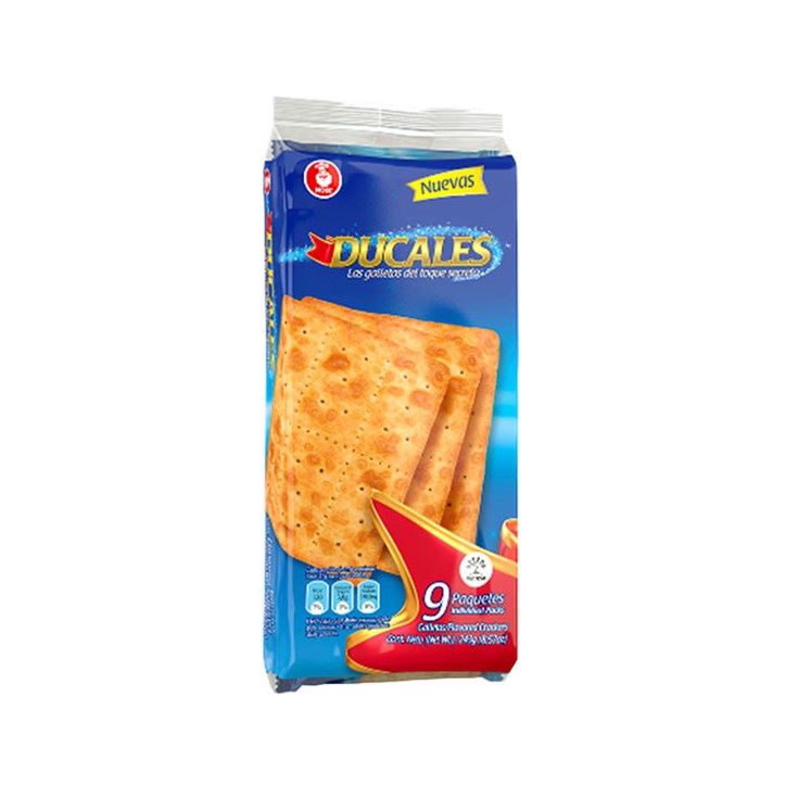 Galletas Ducales Funda de 9 paq x 243 gr