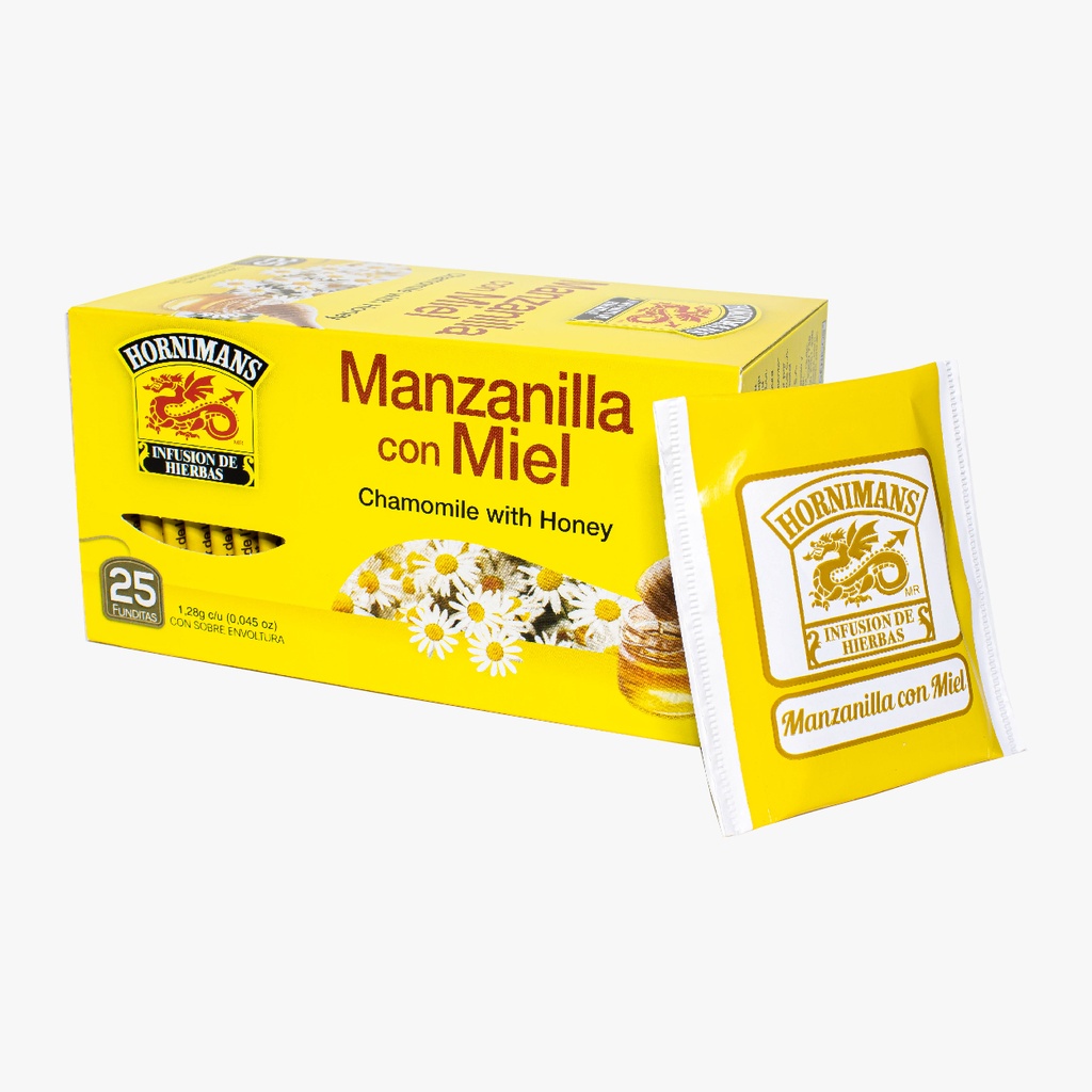 Te Manzanilla con Miel x 25 sobres Hornimans