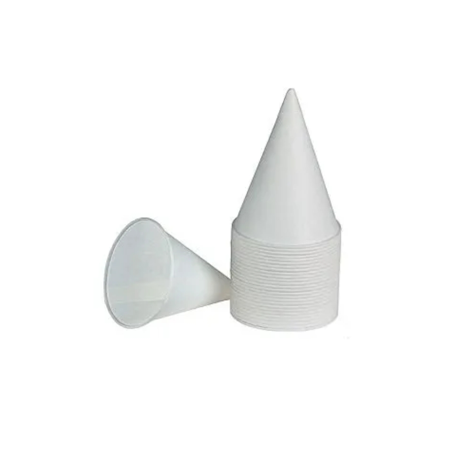 Vasos Conicos Papel 4 oz x 200 uds