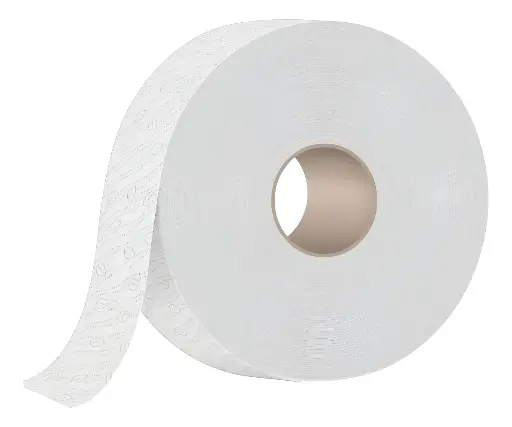 [71232] Papel Higienico Blanco Hoja Doble Precortado Rollo de 250 m Tork