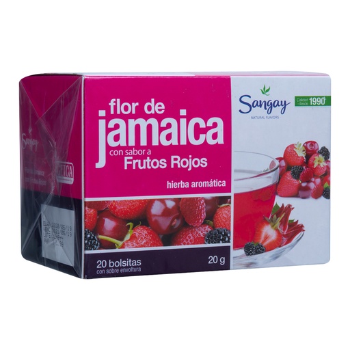 [ITM000000644] Te Frutos Rojos x 20 sobres Flor de Jamaica Sangay