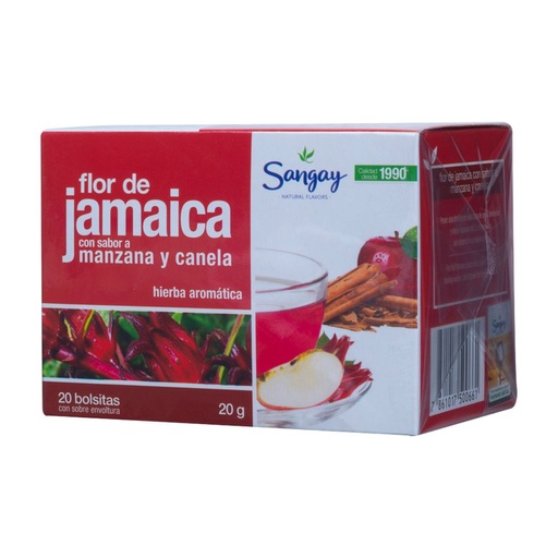 [ITM000000649] Te Manzana Canela x 20 sobres Flor de Jamaica