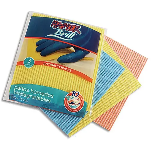 [ITM000000190] Paños de esponja Paq x3 piezas Triplepaño Masterbrill