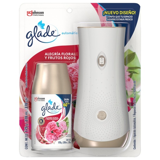 [ITM000000261] Ambiental en Spray Automatic Floral Dispensador con Repuesto x1 175gr Glade