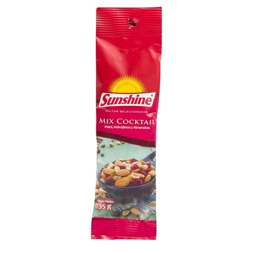 [ITM000001008] Mix Cocktail Maní, Arándanos y Almendras 35 gr Sunshine