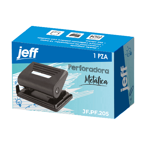 [ITM000001083] Perforadora Metálica Grande 30 Hojas Jeff