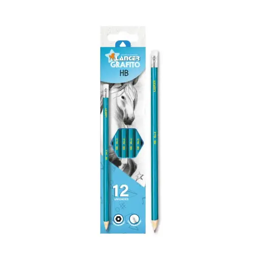 [ITM000001114] Lapiz Grafito HB Verde Caja x unidad Lancer