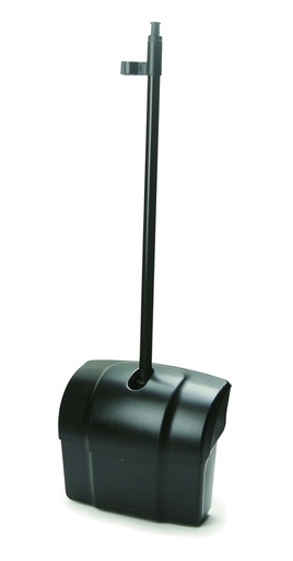 [6912BK] PREDATOR Recogedor vertical con tapa y gancho 