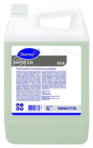 [100947778] Desincrustante Suma Cit 5L DIVERSEY