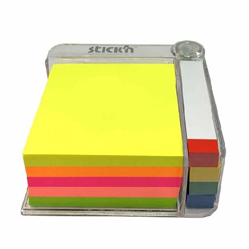 [ITM000001201] Notas Adhesivas Neon 3 x 3MM Stickn 400 Hojas   