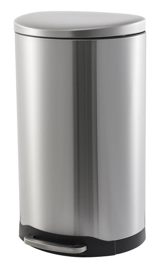 [1321SSS] SVELTE Contenedor de acero inox con pedar 40L TRUST 