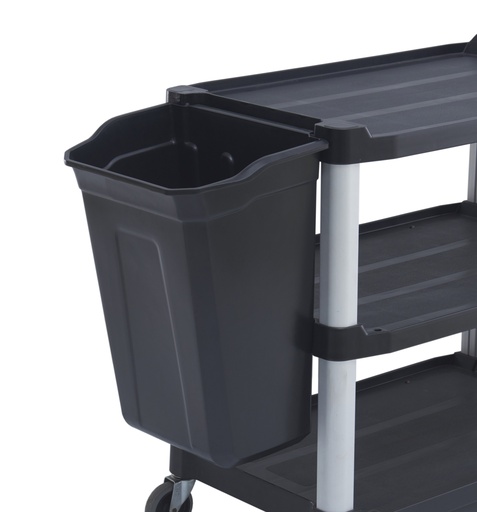 [4821BK] Cubos para desechos para HI5 carro de servicio TRUST