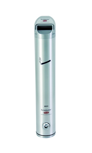 [2231MSR] TERMINATOR Cenicero metálico de pared TRUST
