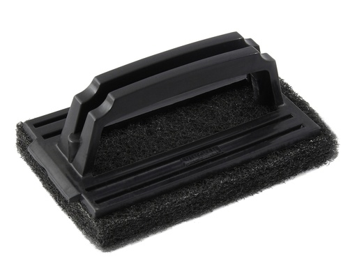 [6607BK] Fibra de limpieza negra trabajo pesado TRUST
