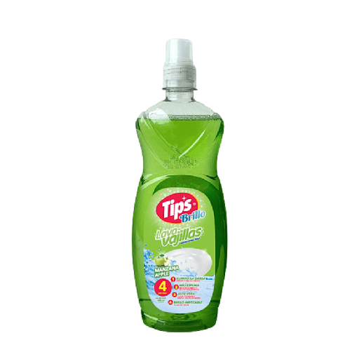 [ITM000001498] Lava Vajillas Liquido Manzana Verde 650 ml Tips 